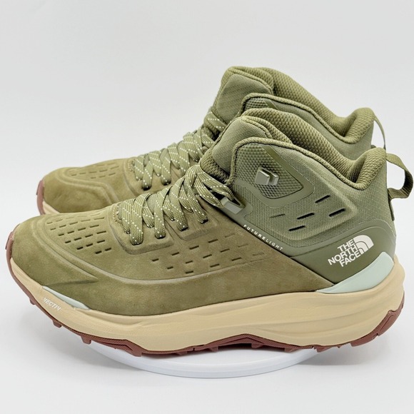 The North Face Shoes - The North Face Vectiv Exploris 2 Mid Futurelight Hike Boots 9 Womens Olive NEW